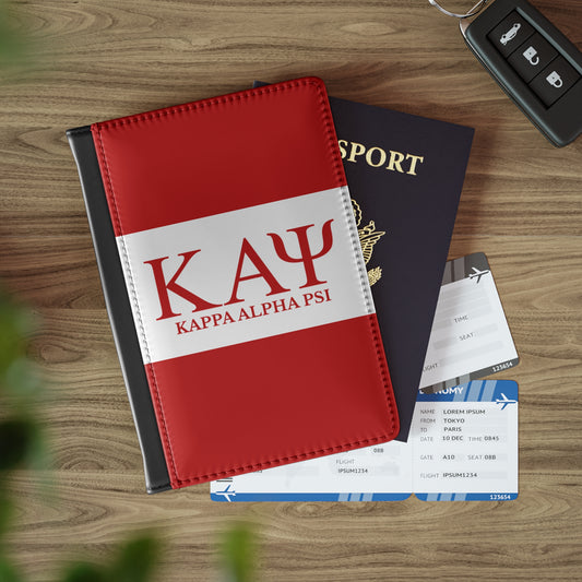 Kappa Alpha Psi Passport Cover - Red