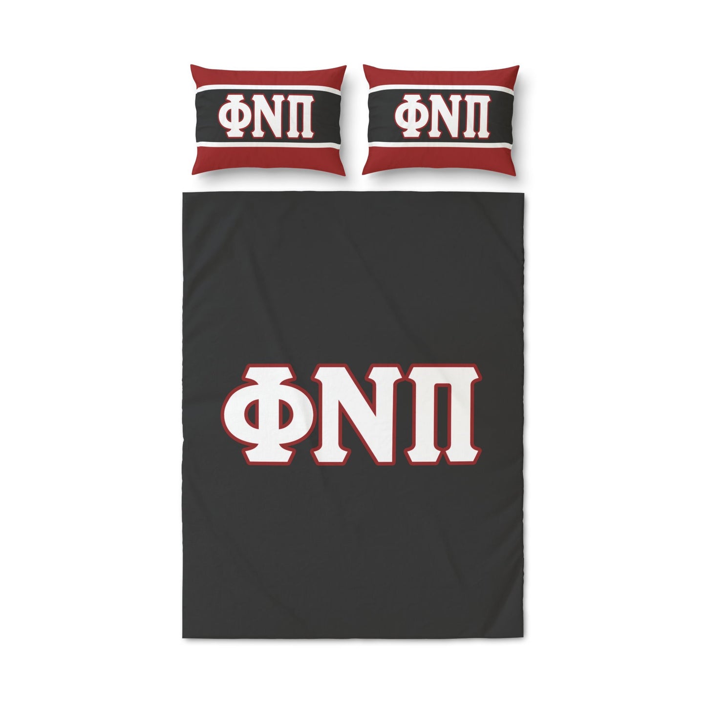 Phi Nu Pi Quilt Cover Set (3-Piece)