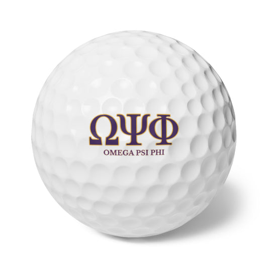 Omega Psi Phi Golf Balls