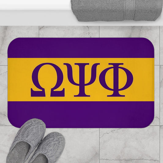 Omega Psi Phi Bath Mat