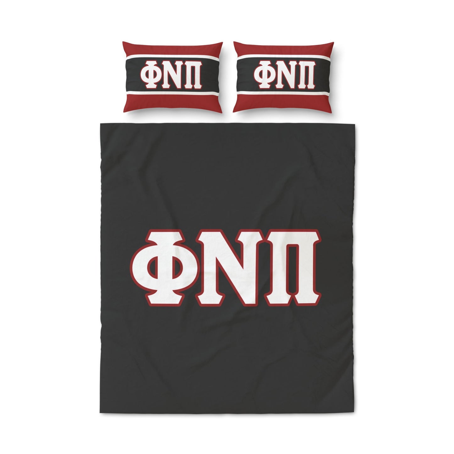 Phi Nu Pi Quilt Cover Set (3-Piece)