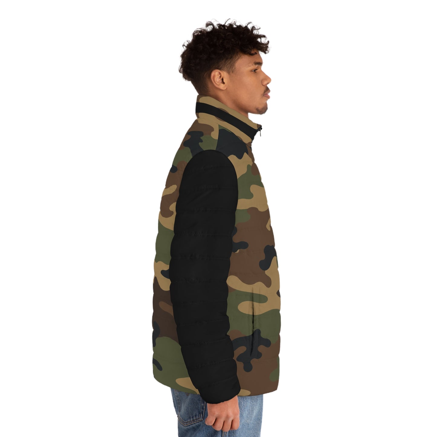 Omega Psi Phi Camo Puffer Jacket