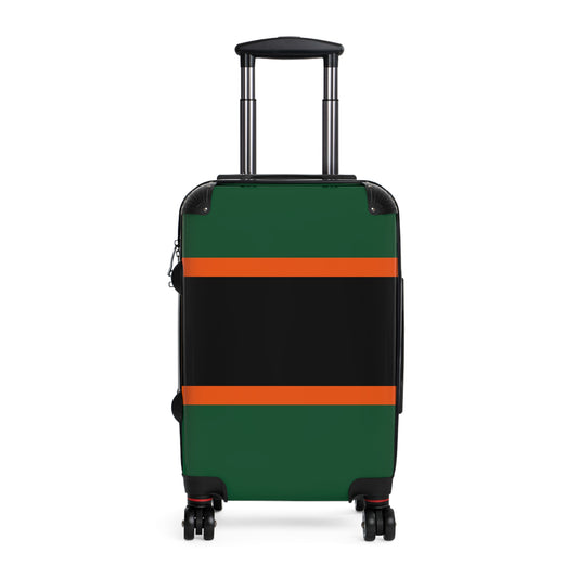 Tricou Luggage - Orange Green Suitcase