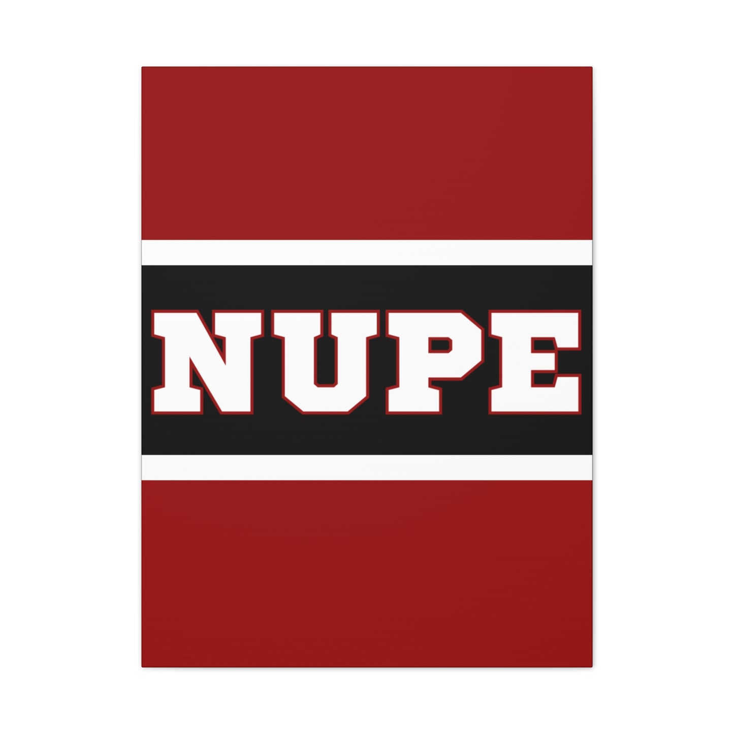 NUPE Vertical Wall Canvas