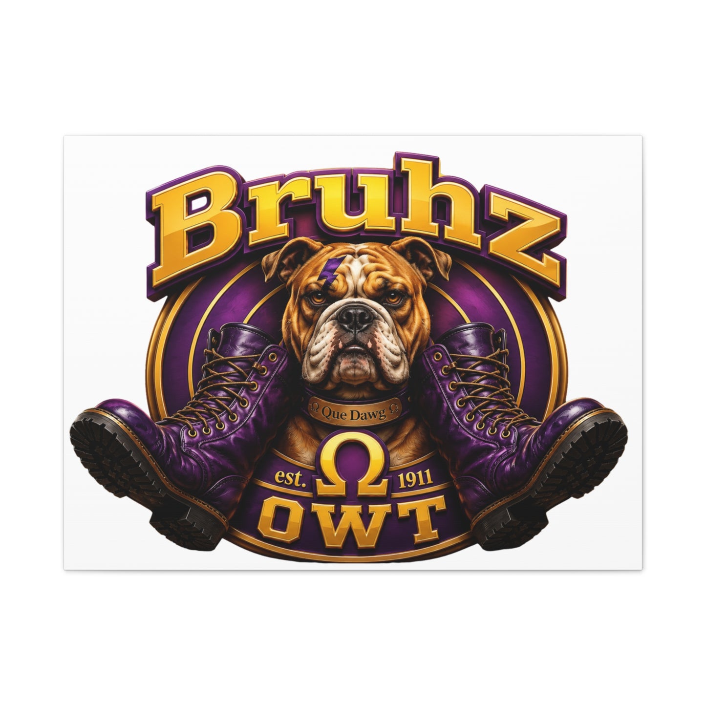 Bruhz Owt Horizontal Wall Canvas