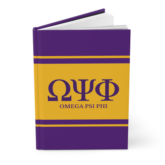 Omega Psi Phi Hardcover Journal
