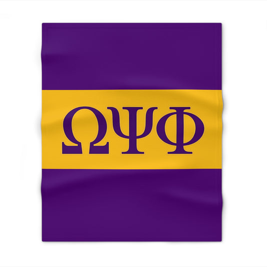 Omega Psi Phi Throw Blanket