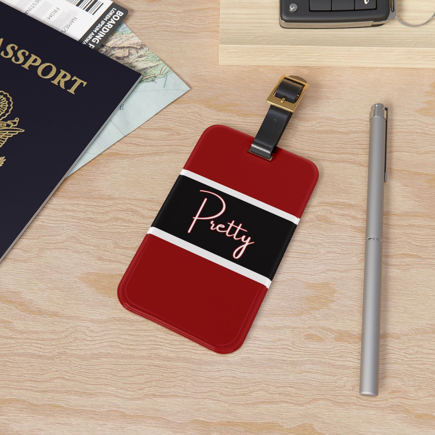 Pretty Piety Luggage Tag