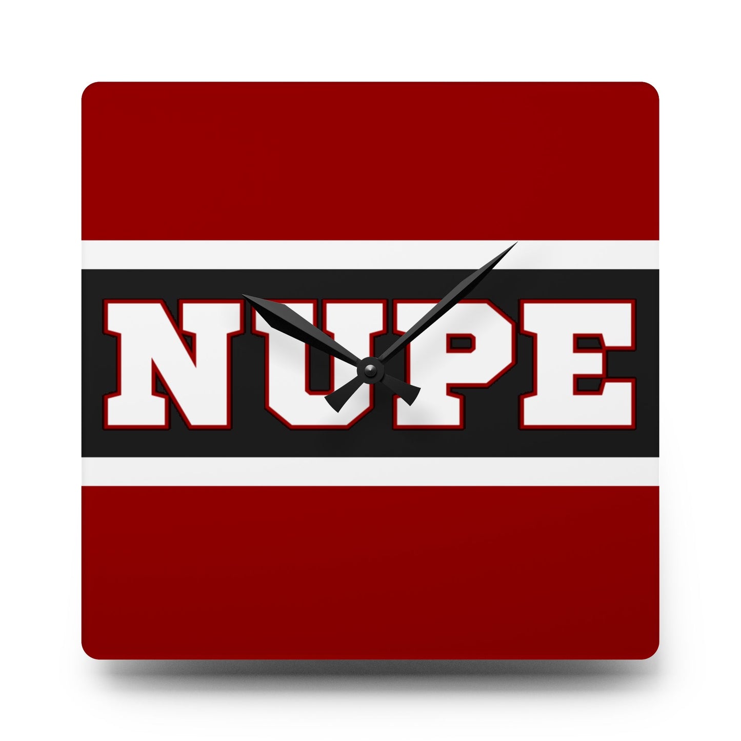 NUPE Square Wall Clock
