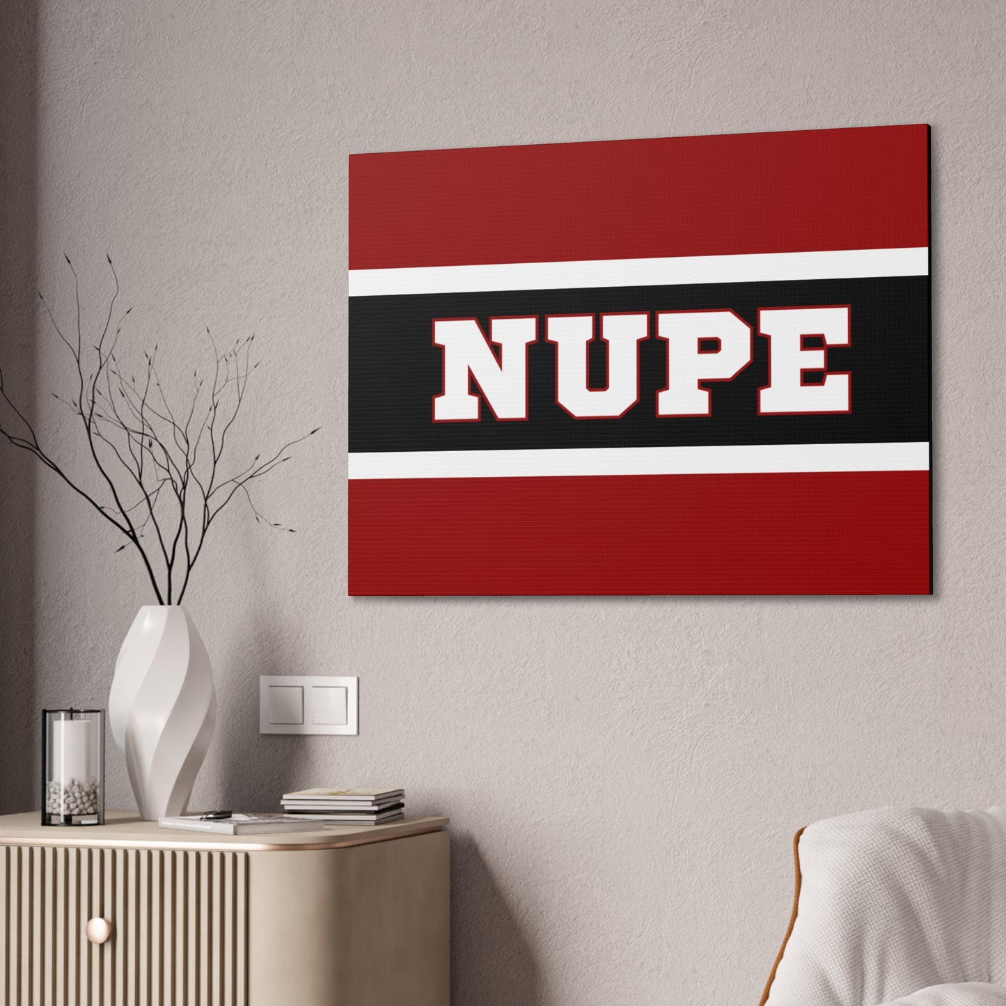 NUPE Horizontal Wall Art Canvas