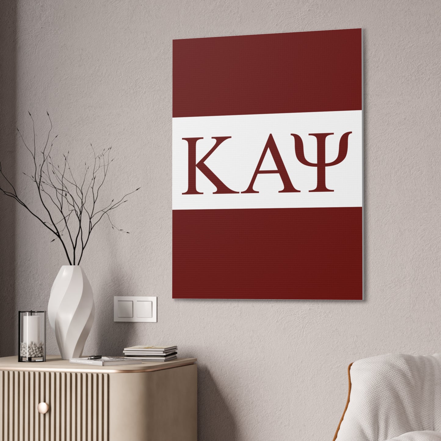 KAPsi Vertical Wall Canvas