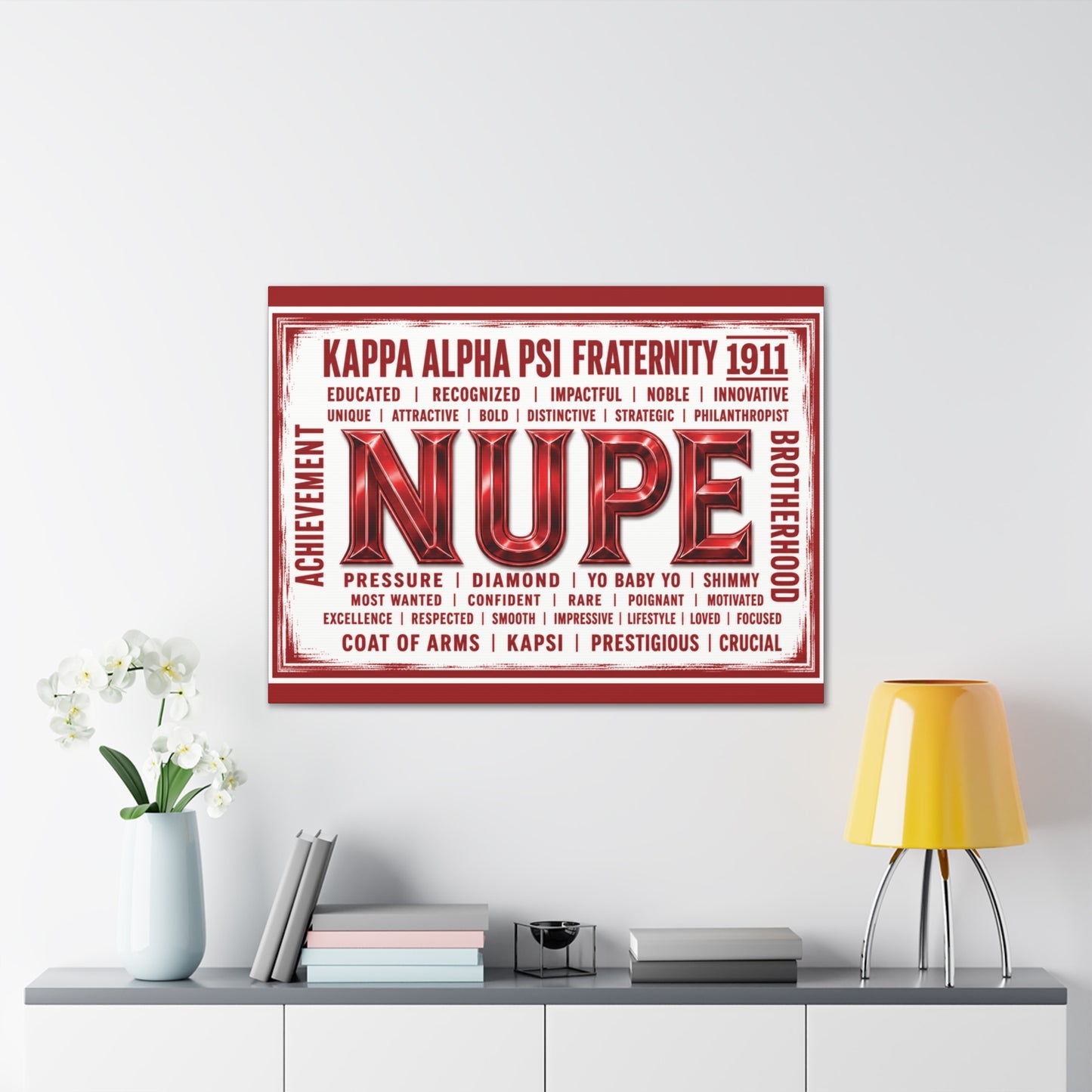 NUPE Pride Horizontal Wall Art Canvas