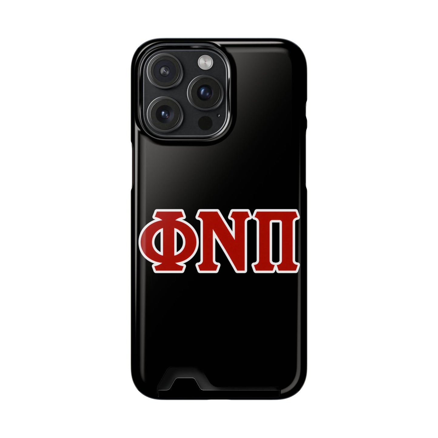 Phi Nu Pi Slim Wallet Phone Card Case