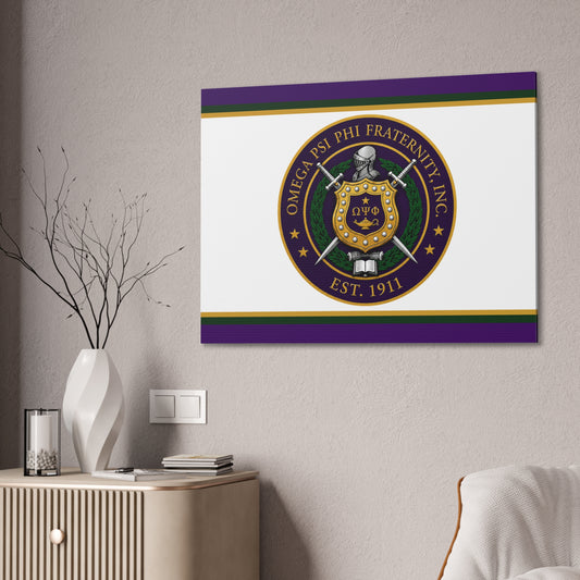 Omega Crest Horizontal Wall Canvas