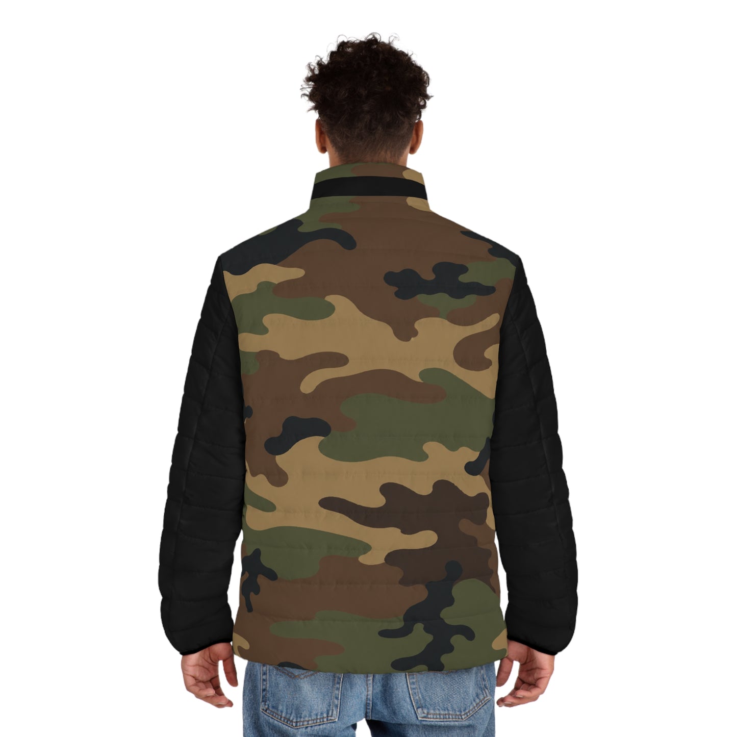 Omega Psi Phi Camo Puffer Jacket