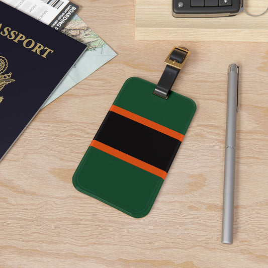 Tricou Luggage Tag - Orange & Green