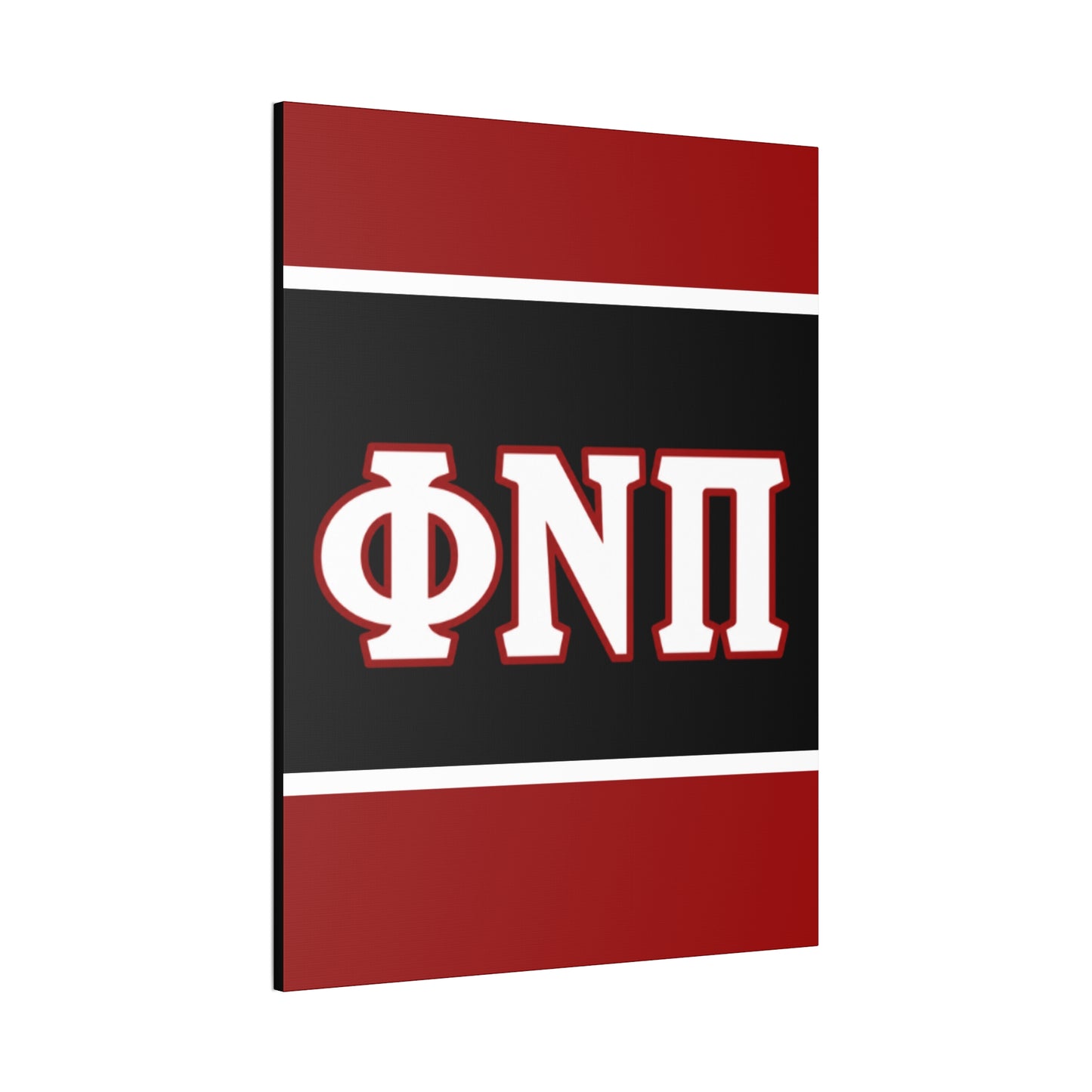 Phi Nu Pi Vertical Wall Canvas 2.0