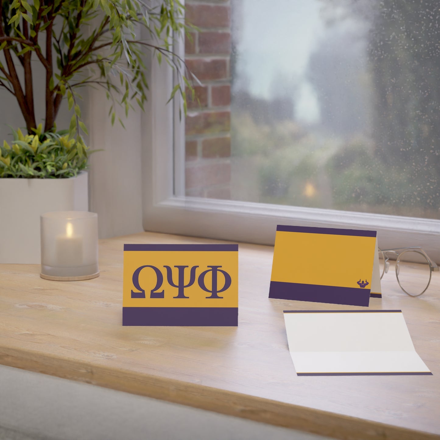 Omega Psi Phi Greeting Cards