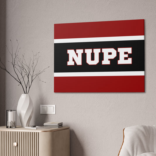 NUPE Horizontal Wall Canvas