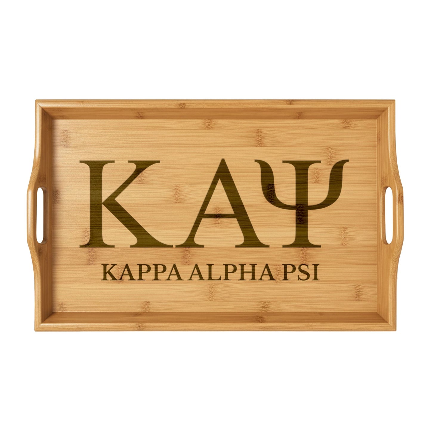 Bamboo Serving Tray | Kappa Alpha Psi