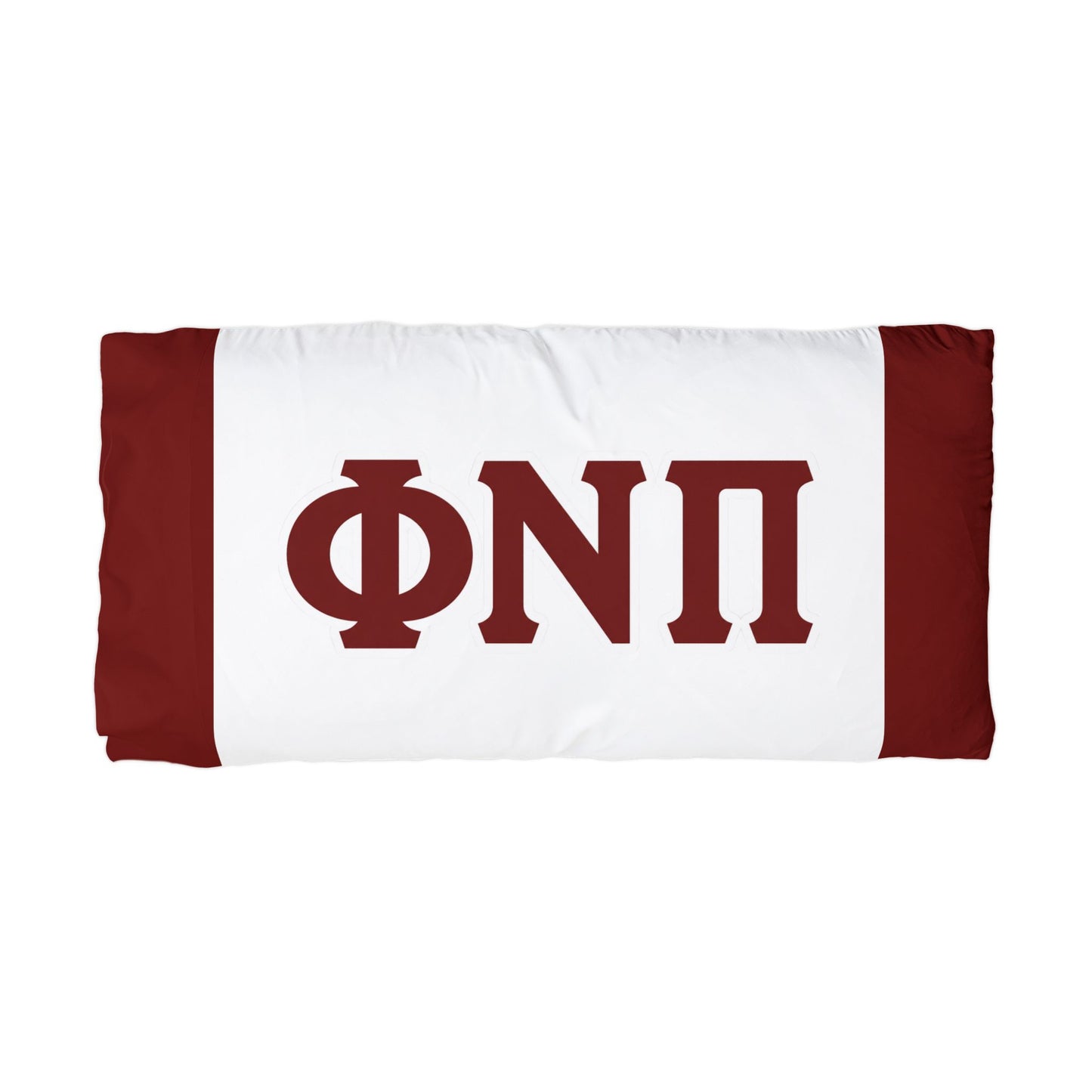 Phi Nu Pi Crimson Pillow Case