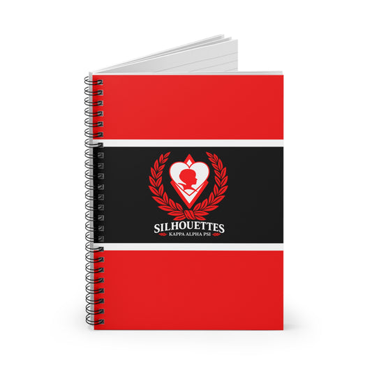 Kappa Silhouettes Spiral Notebook