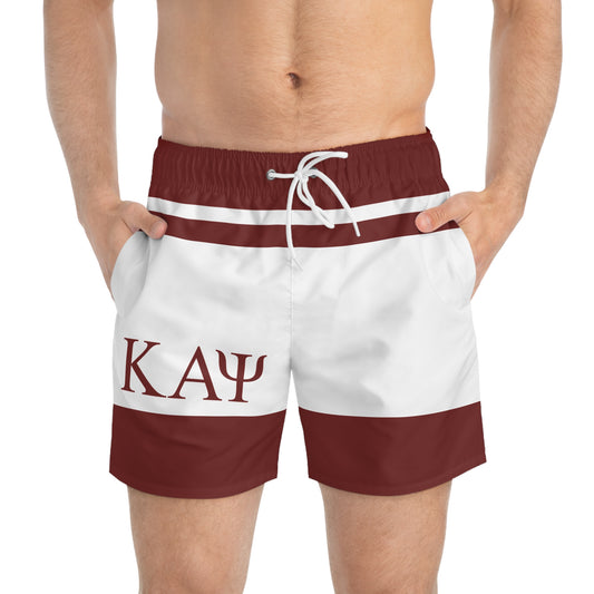 Kappa Crimson Swim Trunks