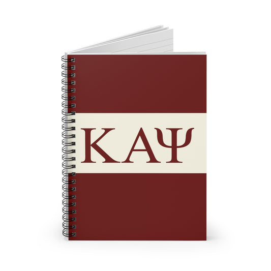 Kappa Alpha Psi Spiral Notebook