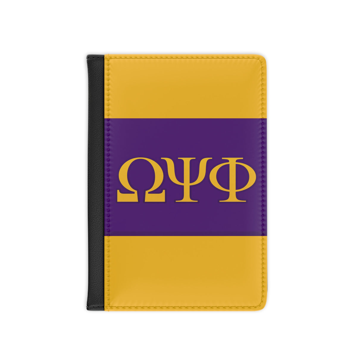 Omega Psi Phi Gold Passport Cover