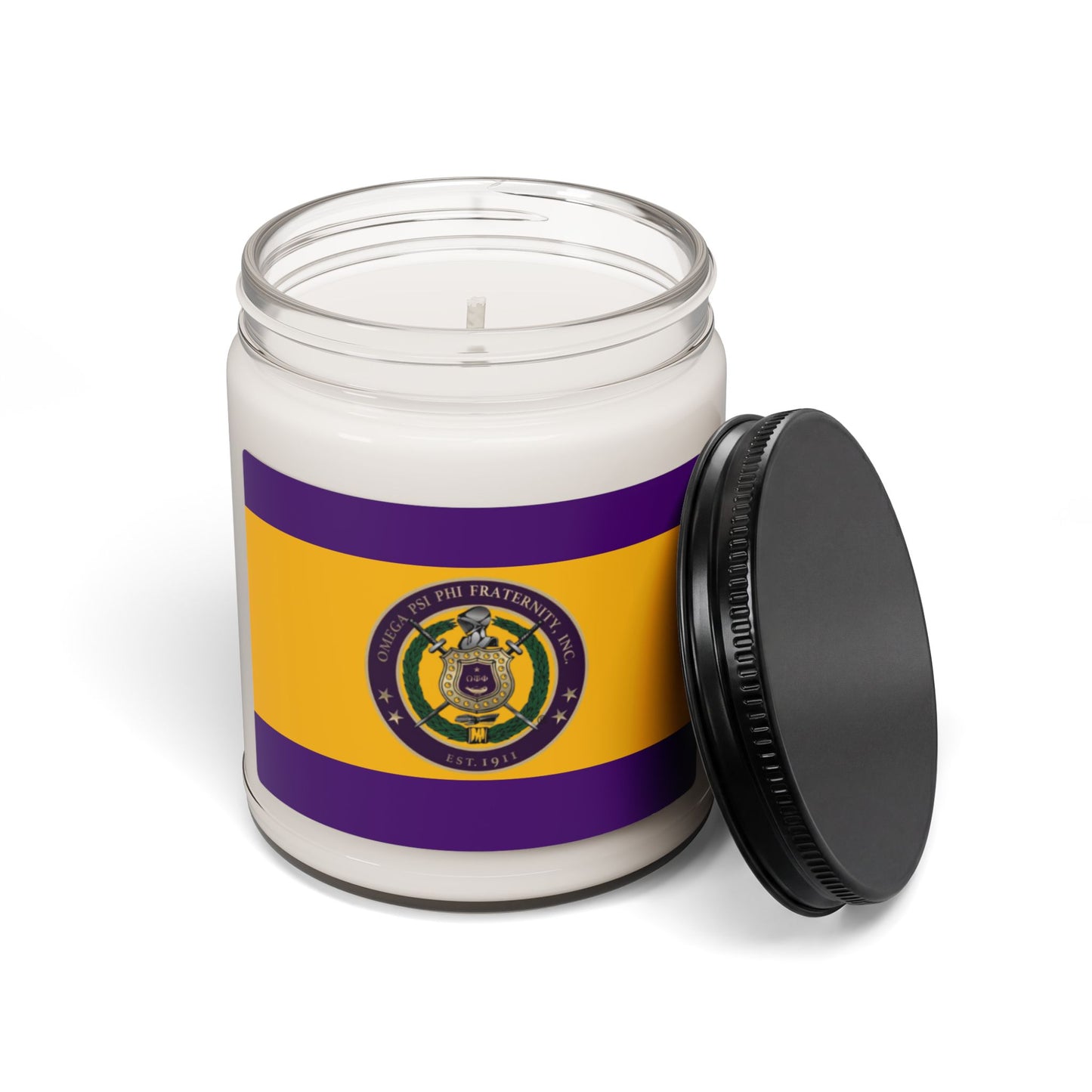 Omega Psi Phi Crest Candle