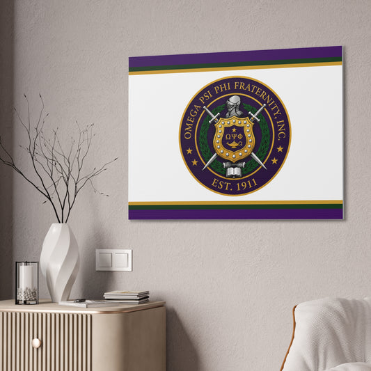Omega Crest Horizontal Wall Canvas