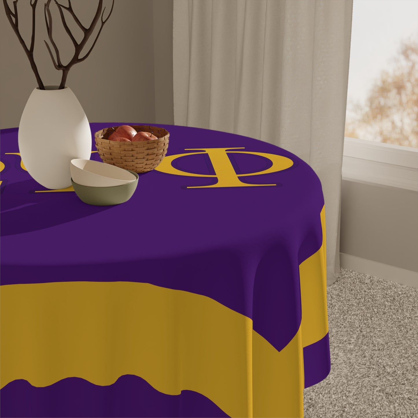 Omega Psi Phi Purple Tablecloth