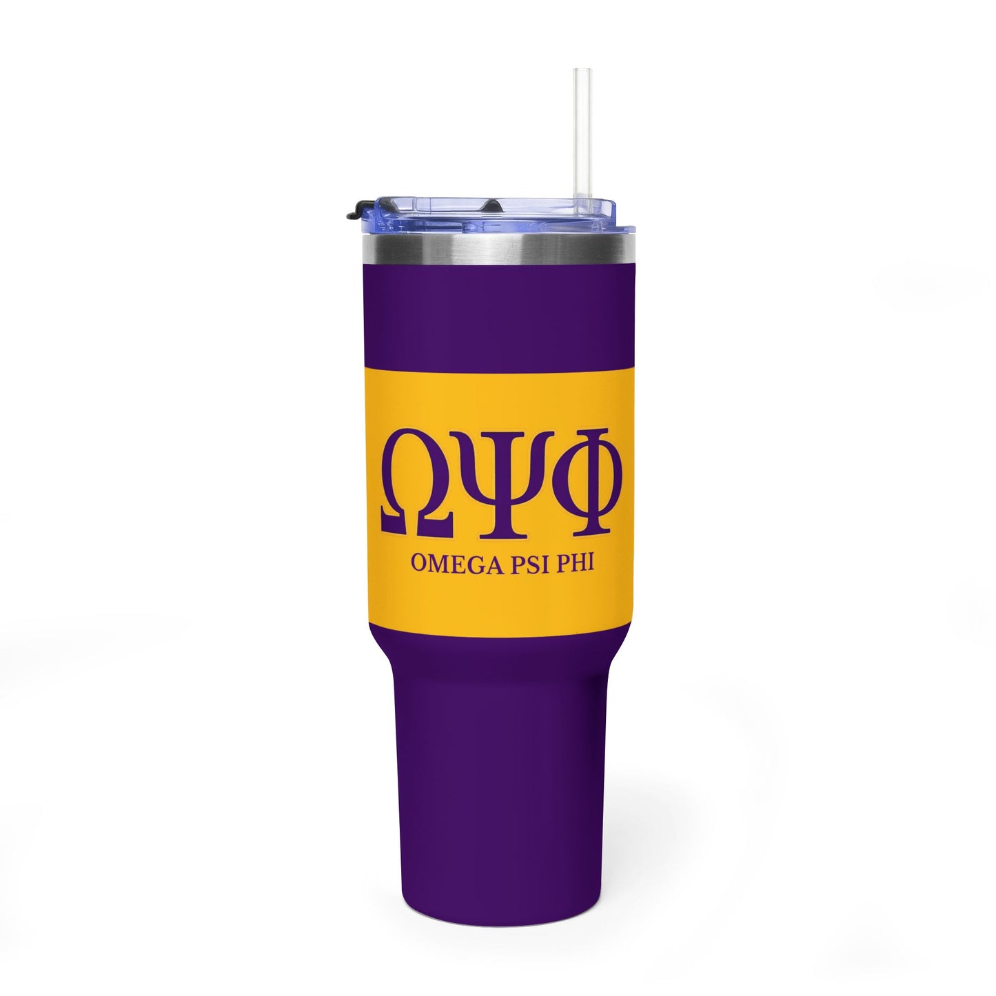 Omega Psi Phi Insulated Vacuum Tumbler 2.0