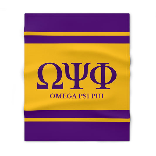 Omega Psi Phi Throw Blanket