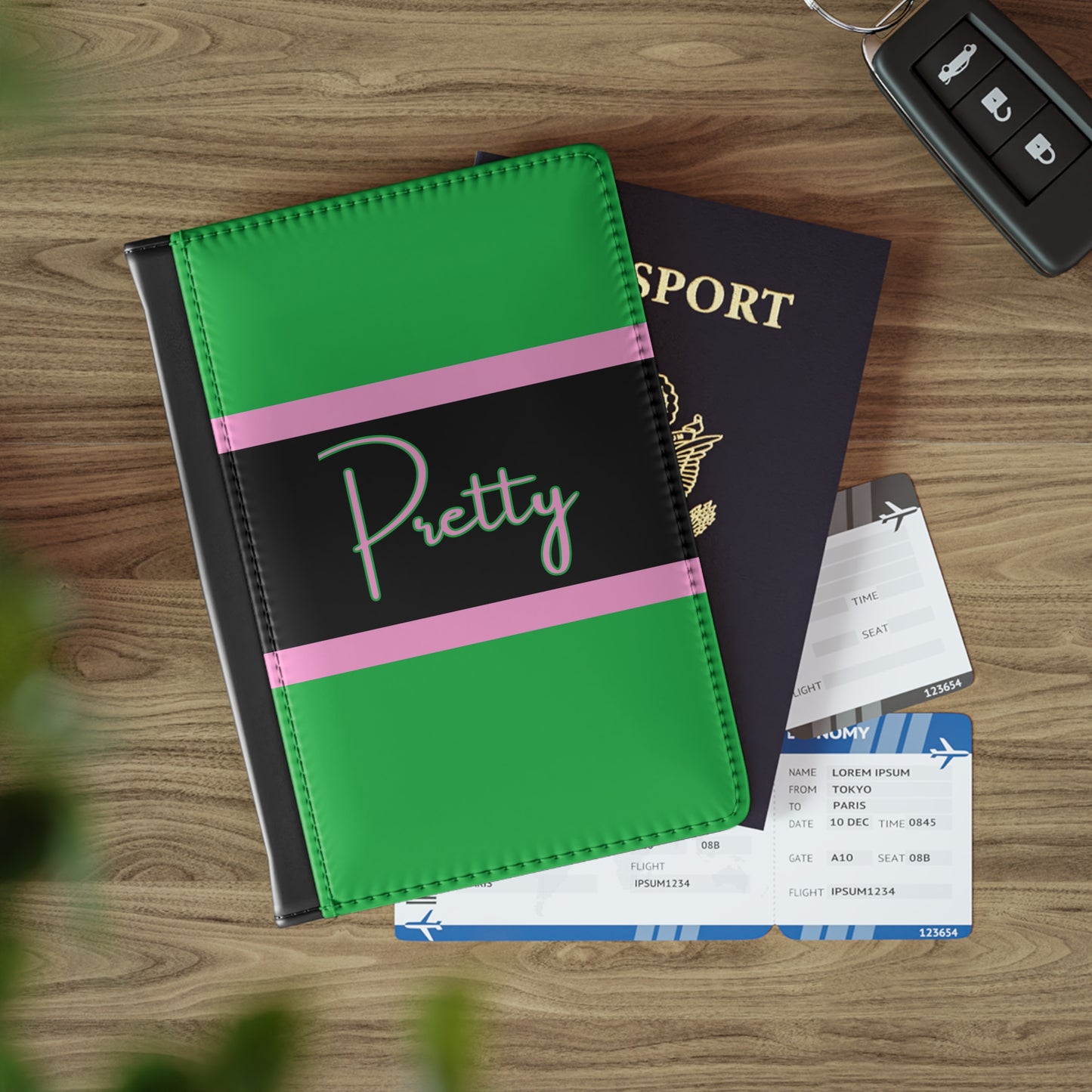 Pretty Lacombe Passport Cover