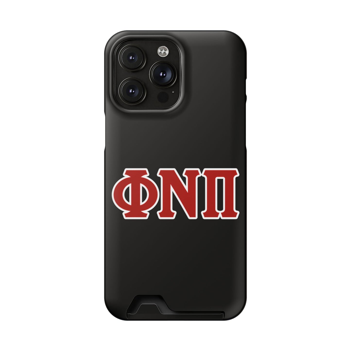 Phi Nu Pi Slim Wallet Phone Card Case