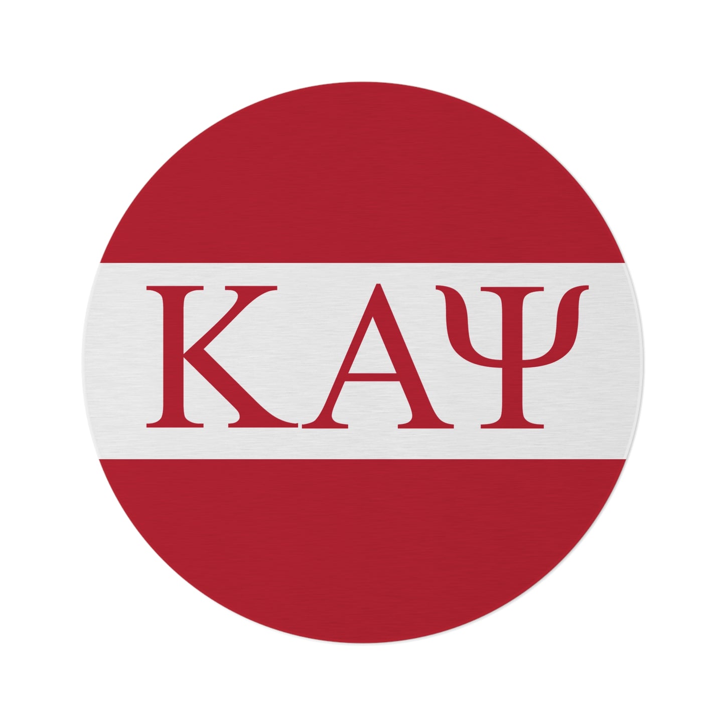 Kappa Alpha Psi Red Round Rug