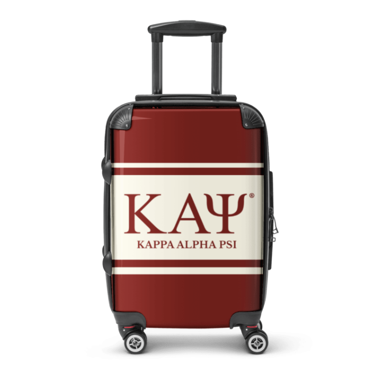 Kappa Alpha Psi Hard-shell Suitcase - Crimson