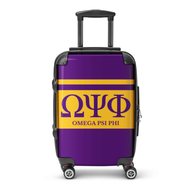 Omega Psi Phi Hard-shell Suitcase