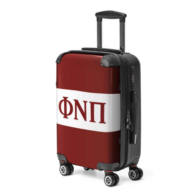 Phi Nu Pi Hard-shell Suitcase 2.0