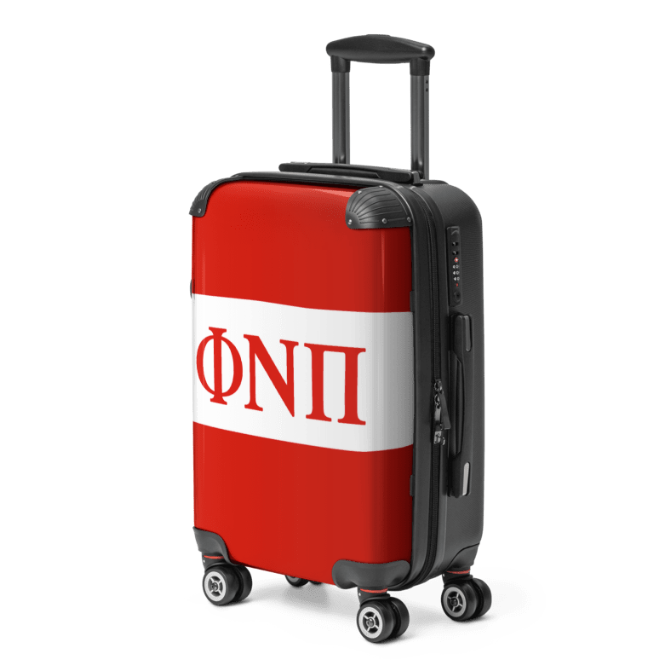 Phi Nu Pi Hard-shell Suitcase