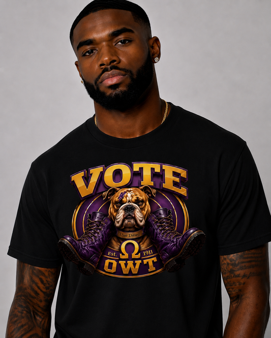 Omega Vote Black T-shirt