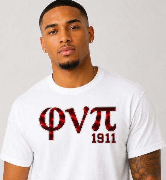 Phi Nu Pi 1911 Crimson T-shirt