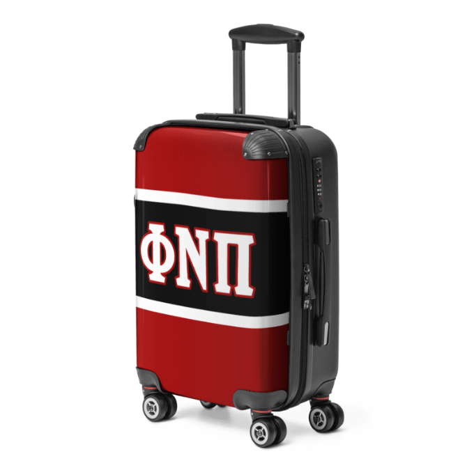 Phi Nu Pi Piety Hard-shell Suitcase